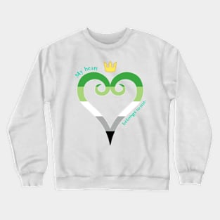 Aro Pride Heart Crewneck Sweatshirt